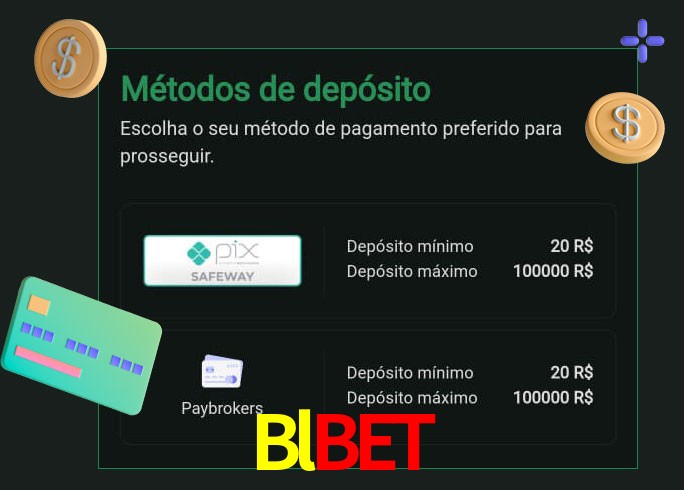 O cassino Blbet oferece uma grande variedade de métodos de pagamento